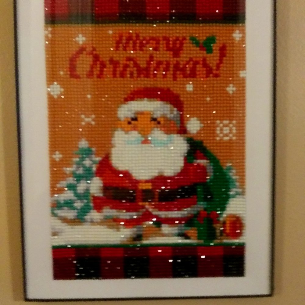 Framed Santa Xmas Diamond Painting